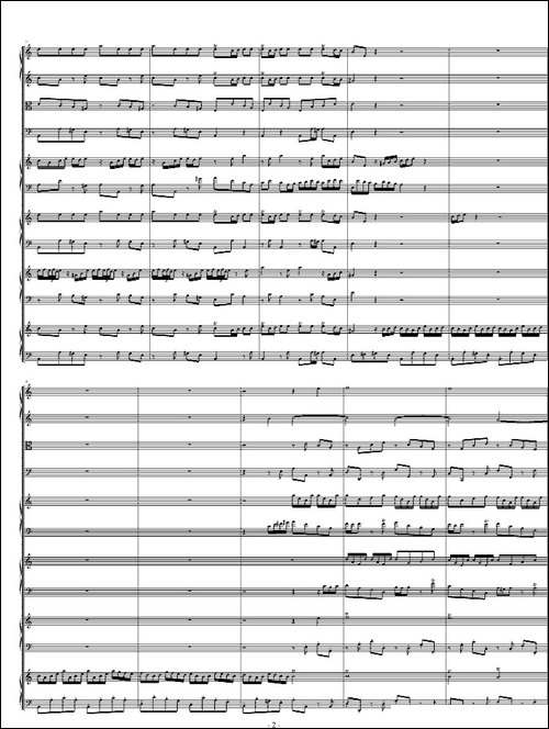 四羽管键琴协奏曲 BWV1065-钢琴谱