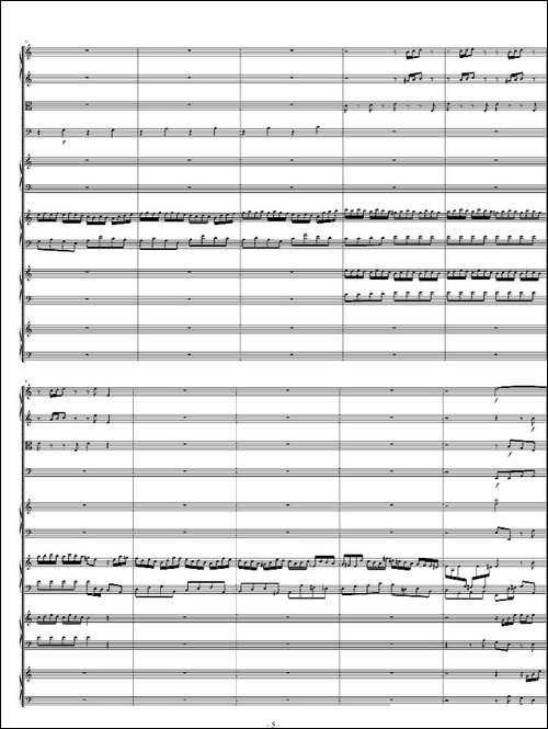 四羽管键琴协奏曲 BWV1065-钢琴谱