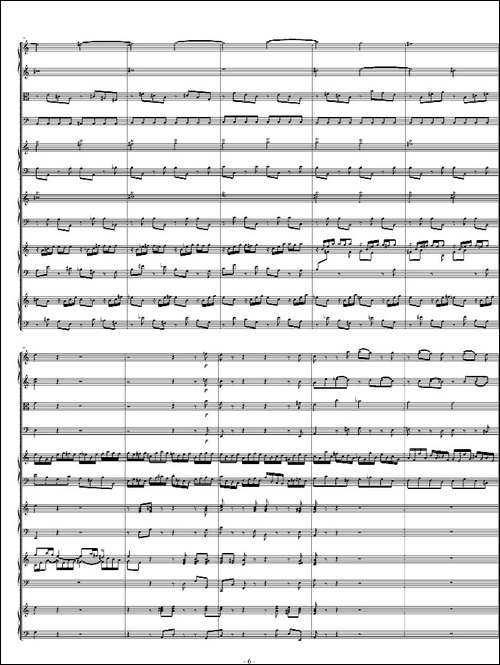 四羽管键琴协奏曲 BWV1065-钢琴谱