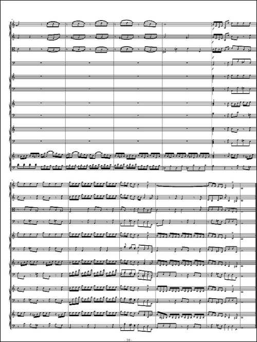 四羽管键琴协奏曲 BWV1065-钢琴谱