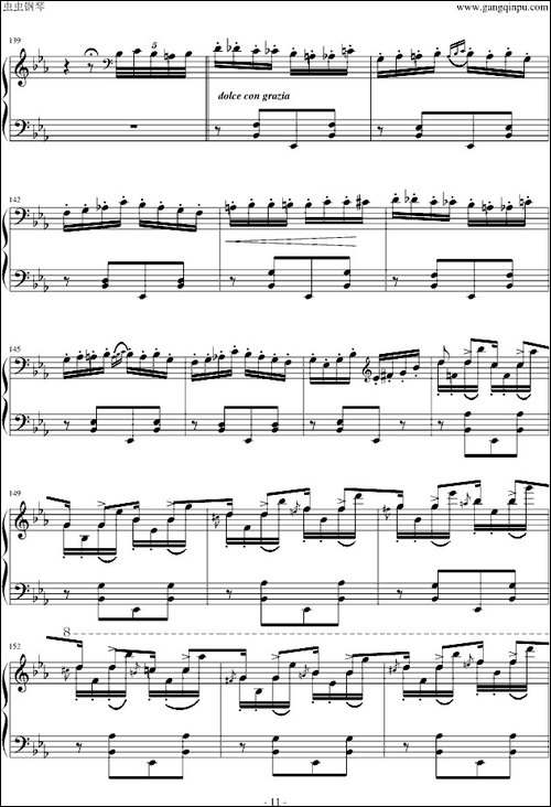 匈牙利狂想曲第9号-钢琴谱
