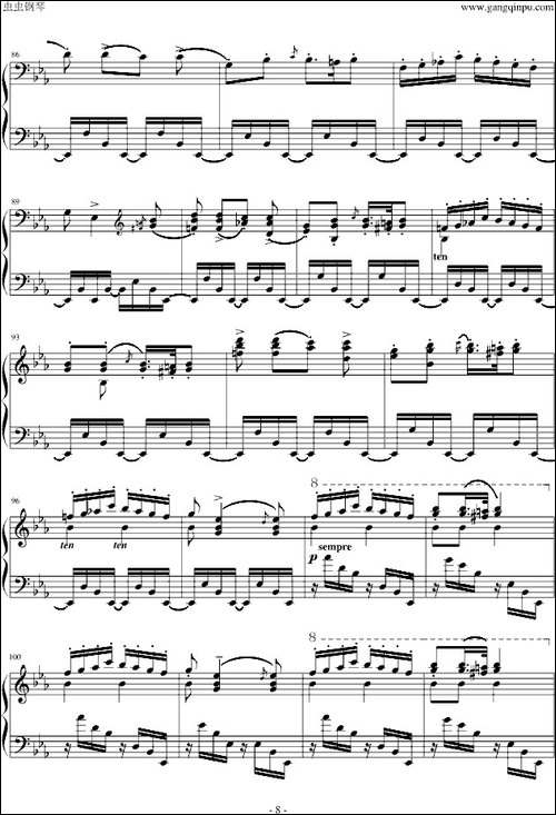 匈牙利狂想曲第9号-钢琴谱
