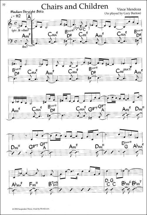 Chairs and Children-爵士钢琴曲-钢琴谱