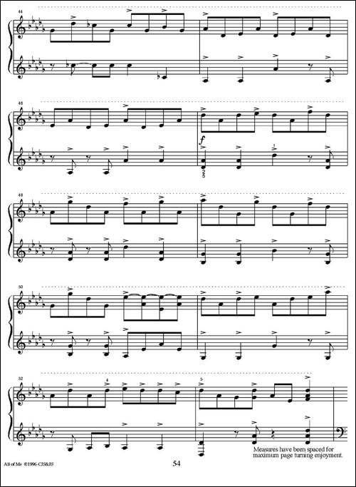 All Of Me-钢琴谱