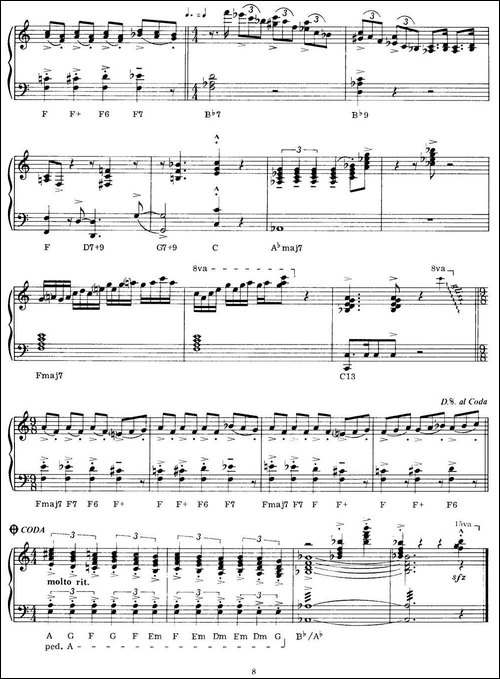 Blue Rondo A La Turque-蓝色回旋曲-钢琴谱