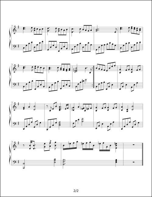 小情人-王情郁作曲版-钢琴谱
