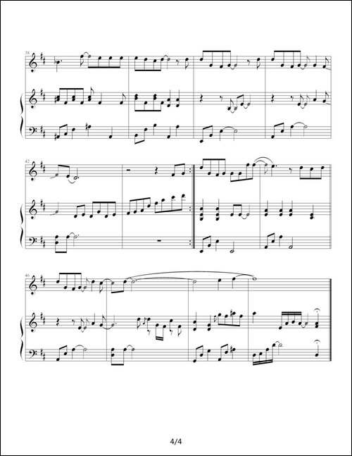 认错-许嵩词曲、钢琴伴奏谱-钢琴谱