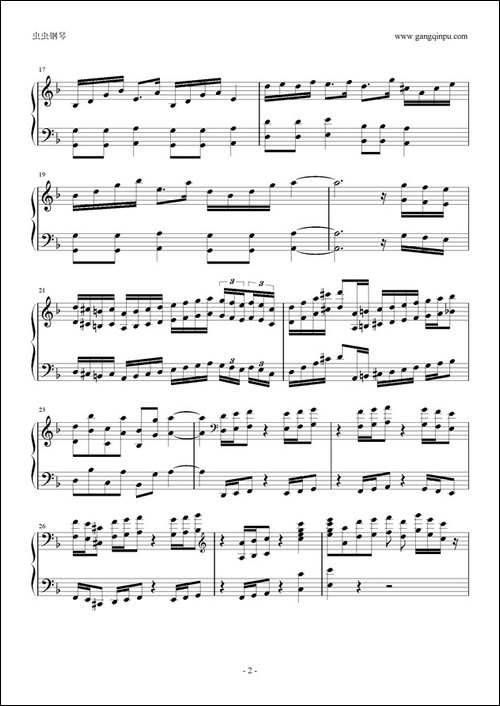 Toccata-钢琴谱