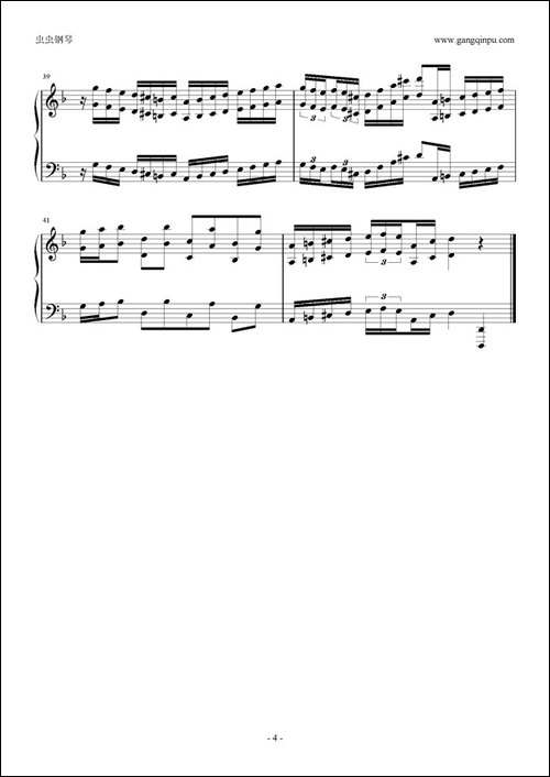 Toccata-钢琴谱