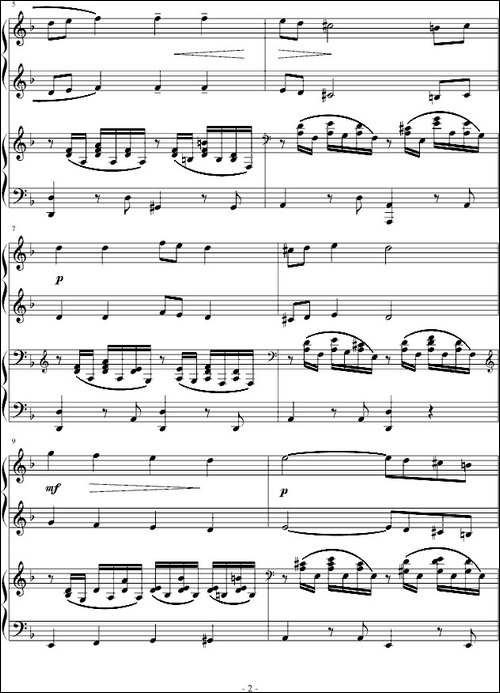 拉赫玛尼诺夫第三钢琴协奏曲-钢琴谱