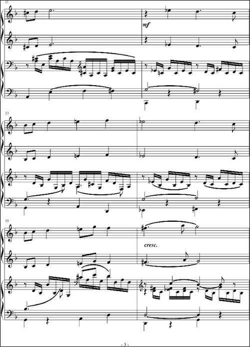 拉赫玛尼诺夫第三钢琴协奏曲-钢琴谱