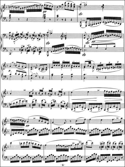 贝多芬钢琴奏鸣曲01 f小调 Op.2 No.1 F minor-钢琴谱