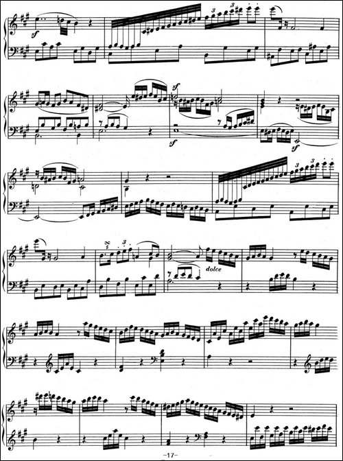 贝多芬钢琴奏鸣曲02 A大调 Op.2 No.2 A major-钢琴谱