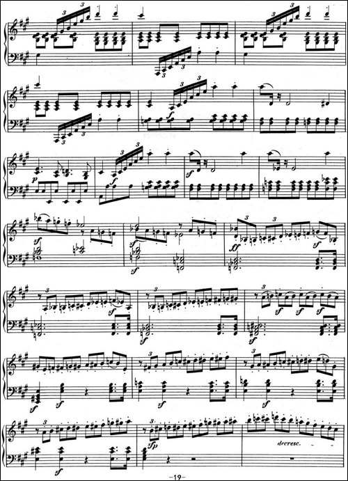 贝多芬钢琴奏鸣曲02 A大调 Op.2 No.2 A major-钢琴谱
