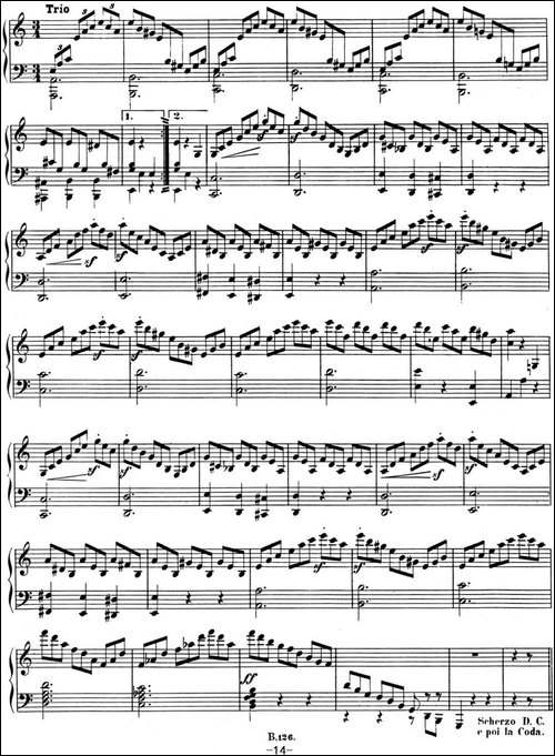 贝多芬钢琴奏鸣曲03 C大调 Op.2 No.3 C major-钢琴谱