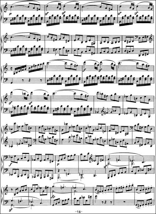 贝多芬钢琴奏鸣曲03 C大调 Op.2 No.3 C major-钢琴谱