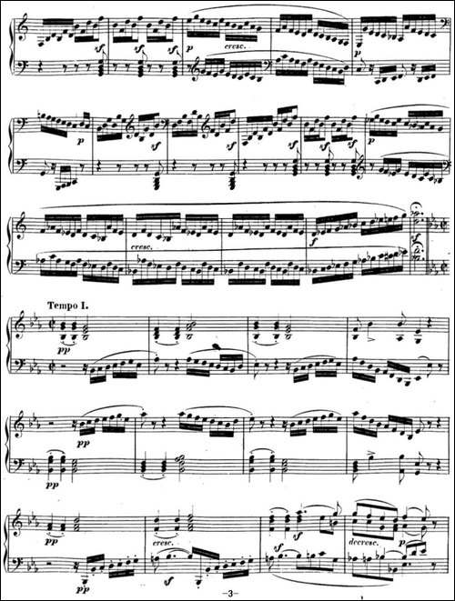贝多芬钢琴奏鸣曲13 幻想奏鸣曲 降E大调 Op.27 No.1 E-flat major-钢琴谱