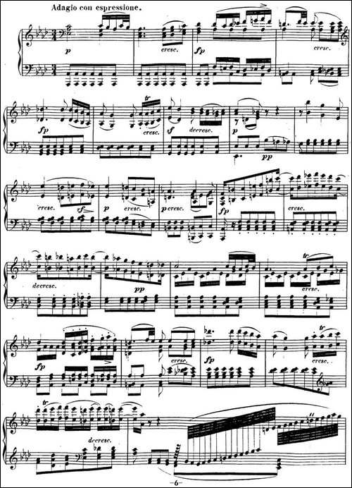 贝多芬钢琴奏鸣曲13 幻想奏鸣曲 降E大调 Op.27 No.1 E-flat major-钢琴谱
