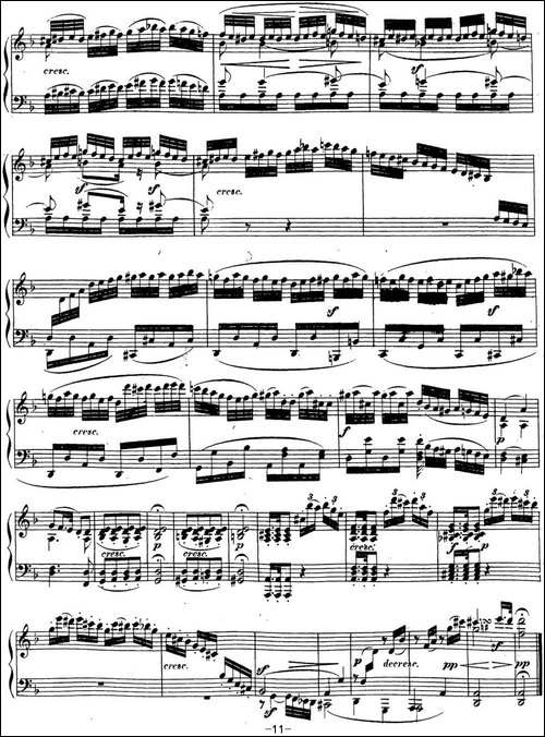 贝多芬钢琴奏鸣曲15 田园 D大调 Op.28 D major-钢琴谱