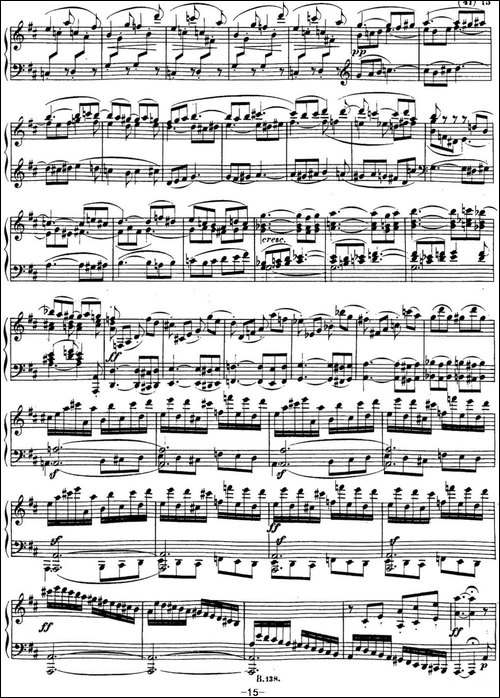 贝多芬钢琴奏鸣曲15 田园 D大调 Op.28 D major-钢琴谱