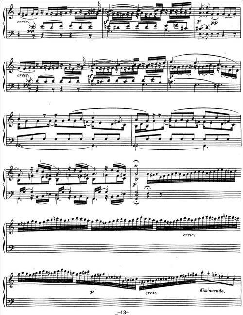 贝多芬钢琴奏鸣曲16 G大调 Op.31 No.1 G major-钢琴谱