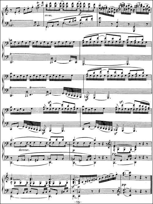 贝多芬钢琴奏鸣曲16 G大调 Op.31 No.1 G major-钢琴谱