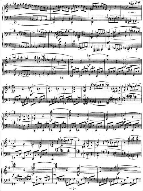 贝多芬钢琴奏鸣曲16 G大调 Op.31 No.1 G major-钢琴谱