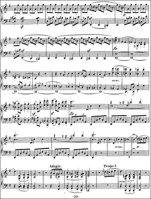 贝多芬钢琴奏鸣曲16 G大调 Op.31 No.1 G major-钢琴谱