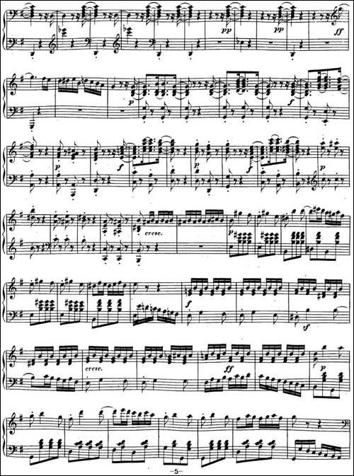 贝多芬钢琴奏鸣曲16 G大调 Op.31 No.1 G major-钢琴谱