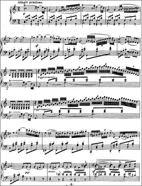 贝多芬钢琴奏鸣曲16 G大调 Op.31 No.1 G major-钢琴谱