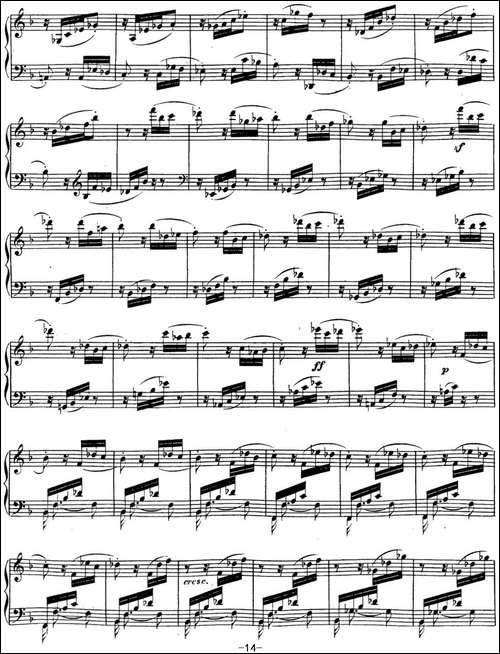 贝多芬钢琴奏鸣曲17 暴风雨 d小调 Op.31 No.2 D minor-钢琴谱