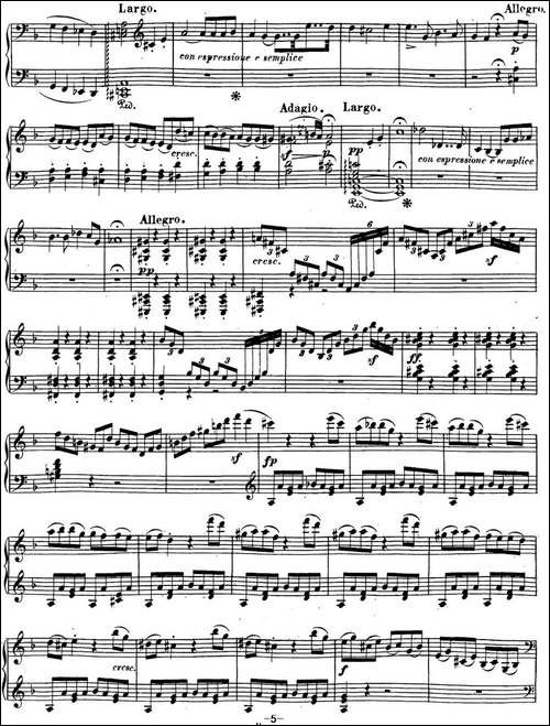 贝多芬钢琴奏鸣曲17 暴风雨 d小调 Op.31 No.2 D minor-钢琴谱