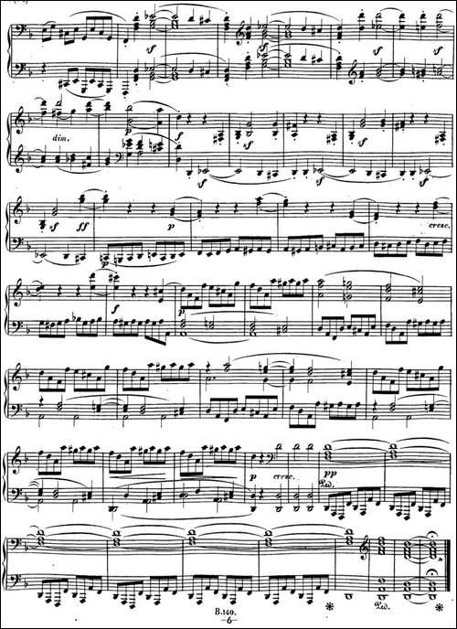 贝多芬钢琴奏鸣曲17 暴风雨 d小调 Op.31 No.2 D minor-钢琴谱