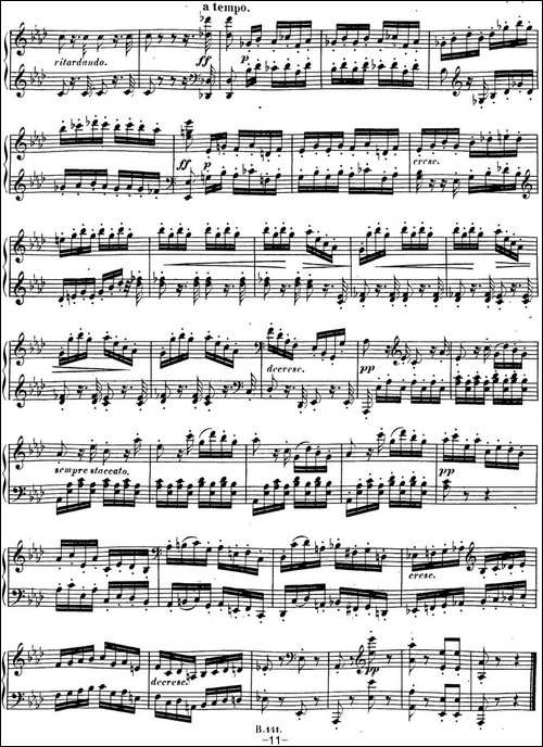 贝多芬钢琴奏鸣曲18 狩猎 降E大调 Op.31 No.3 E-flat major-钢琴谱