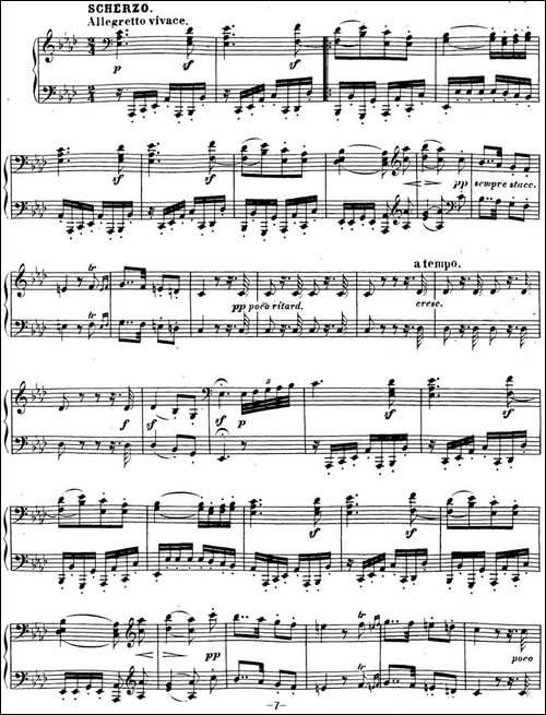 贝多芬钢琴奏鸣曲18 狩猎 降E大调 Op.31 No.3 E-flat major-钢琴谱