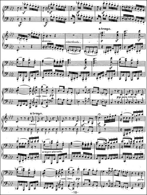 贝多芬钢琴奏鸣曲18 狩猎 降E大调 Op.31 No.3 E-flat major-钢琴谱