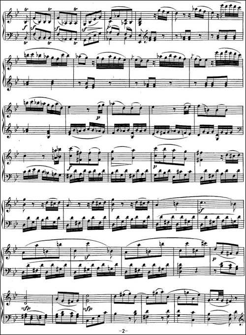 贝多芬钢琴奏鸣曲19 g小调 Op.49 No.1 G minor-钢琴谱