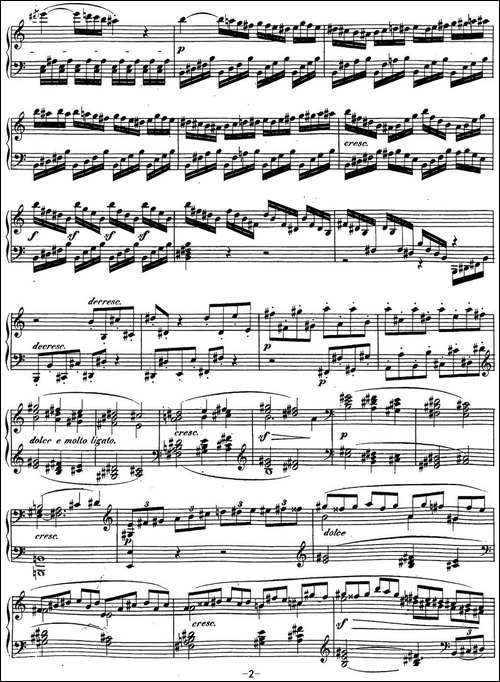 贝多芬钢琴奏鸣曲21 黎明-华尔斯坦 C大调 Op.53 C major-钢琴谱