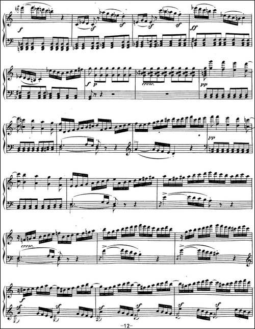 贝多芬钢琴奏鸣曲21 黎明-华尔斯坦 C大调 Op.53 C major-钢琴谱
