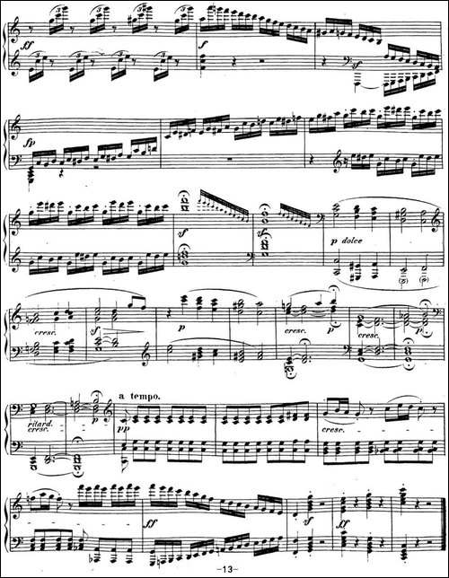 贝多芬钢琴奏鸣曲21 黎明-华尔斯坦 C大调 Op.53 C major-钢琴谱