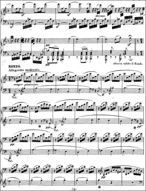 贝多芬钢琴奏鸣曲21 黎明-华尔斯坦 C大调 Op.53 C major-钢琴谱