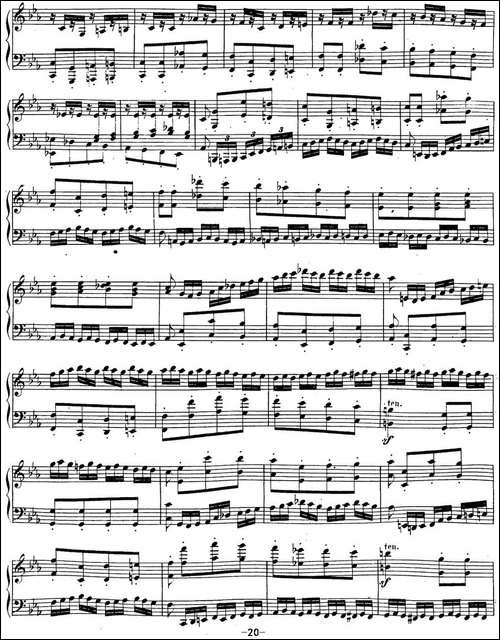 贝多芬钢琴奏鸣曲21 黎明-华尔斯坦 C大调 Op.53 C major-钢琴谱
