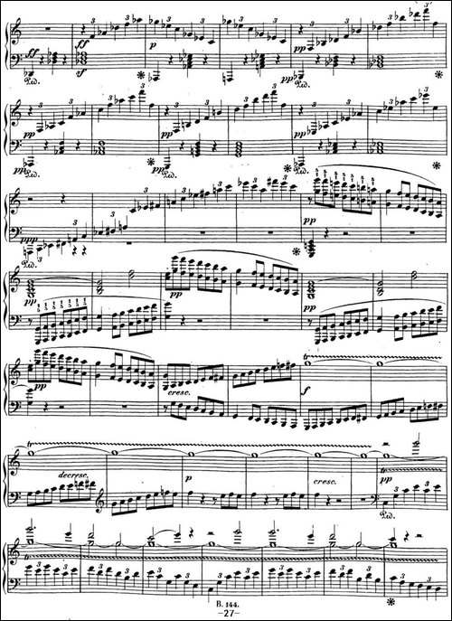 贝多芬钢琴奏鸣曲21 黎明-华尔斯坦 C大调 Op.53 C major-钢琴谱