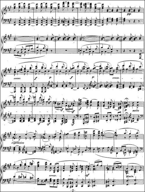 贝多芬钢琴奏鸣曲28 A大调 Op.101 A major-钢琴谱