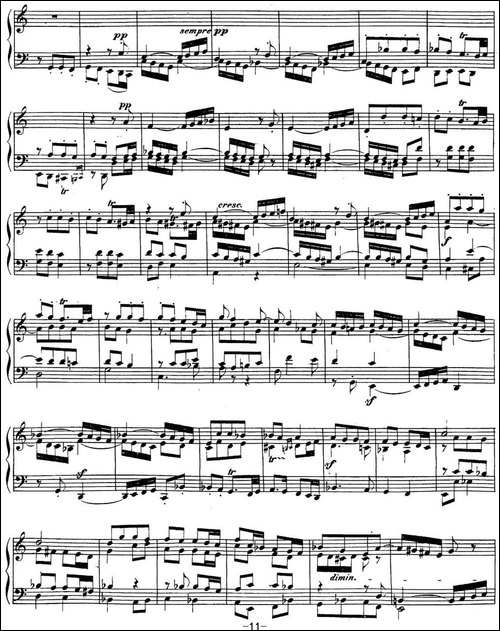 贝多芬钢琴奏鸣曲28 A大调 Op.101 A major-钢琴谱