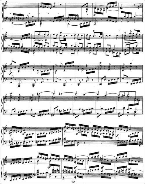 贝多芬钢琴奏鸣曲28 A大调 Op.101 A major-钢琴谱