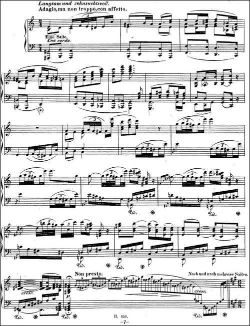 贝多芬钢琴奏鸣曲28 A大调 Op.101 A major-钢琴谱