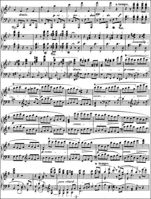 贝多芬钢琴奏鸣曲29 钢琴-锥子键琴降B大调 Op.106 B-flat major-钢琴谱