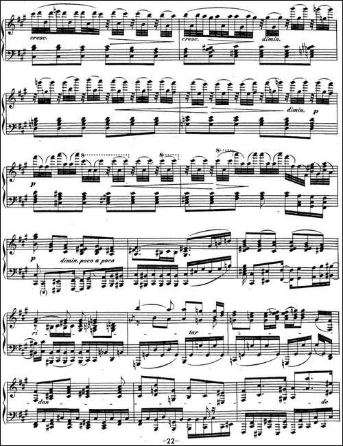 贝多芬钢琴奏鸣曲29 钢琴-锥子键琴降B大调 Op.106 B-flat major-钢琴谱