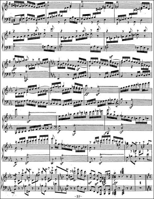 贝多芬钢琴奏鸣曲29 钢琴-锥子键琴降B大调 Op.106 B-flat major-钢琴谱